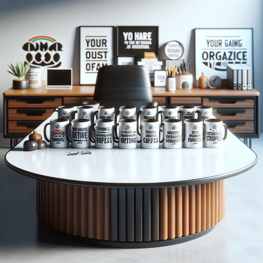Kubki z logo w biurze: jak wykorzystać je do budowania kultury organizacyjnej?