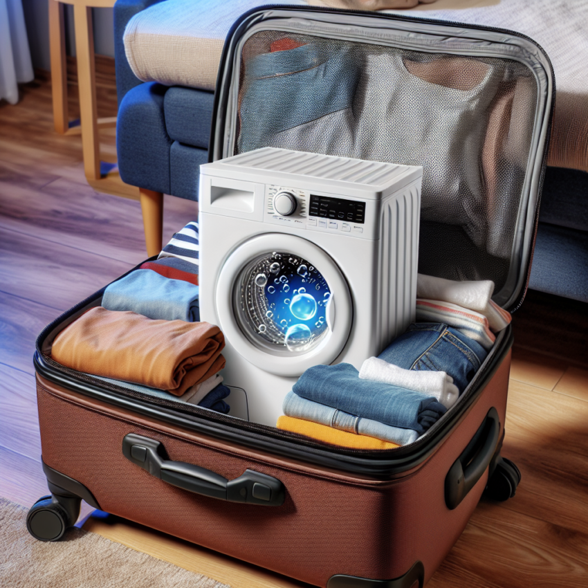 Mini pralka turystyczna – niezastąpiona na wyjazdach i w podróży!