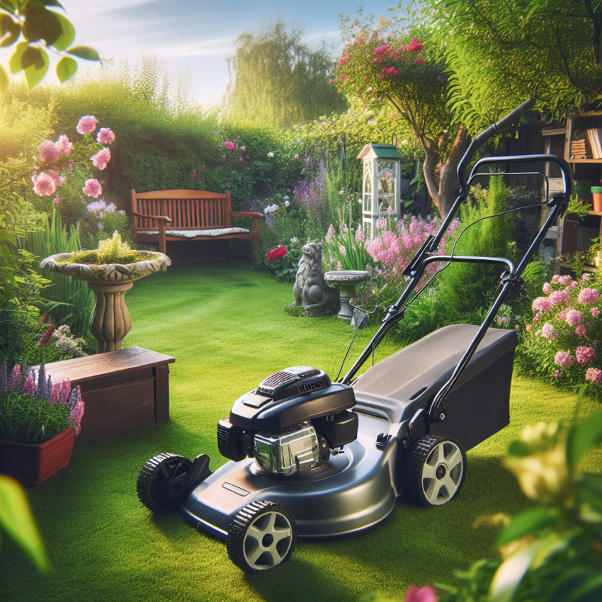 Czy warto kupić kosiarkę spalinową z napędem do małego ogrodu?
