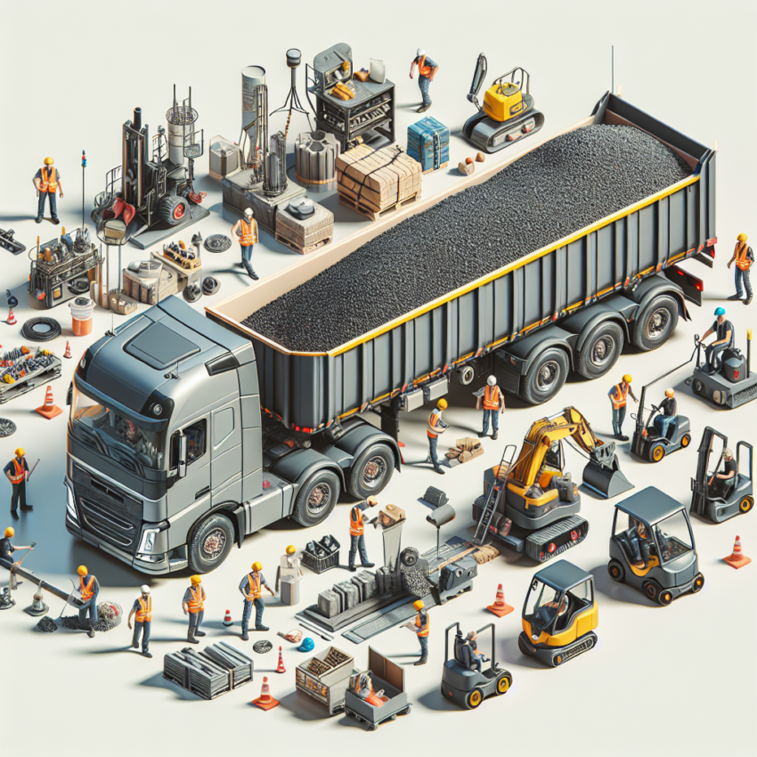 Przewóz materiałów sypkich – najważniejsze zasady transportu i bezpieczeństwa