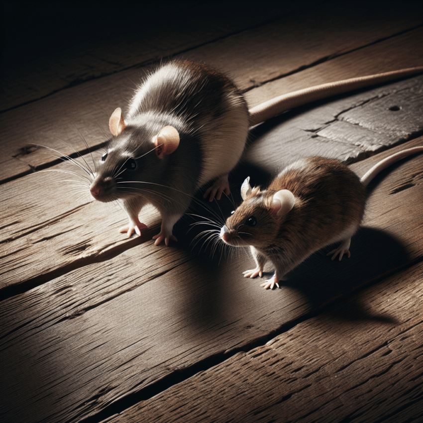 Szczur a mysz – jak odróżnić te dwa gryzonie w domu?