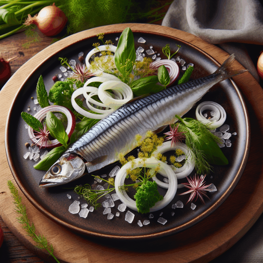 Przepis na śledzie solone z cebulą – wytrawna przystawka na Twoim stole
